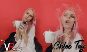 Vaping Softcore Smoke Break - Chloe Toy And Hot Pornstar