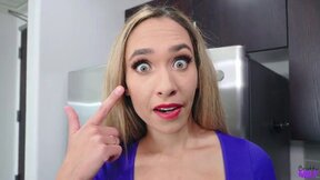 BRATTY MILF Look Up Stepson, My Eyes Are Up Here!! - Briana Banderas