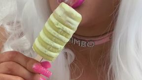 Getting Messy With A Twister Ice Lolly xx