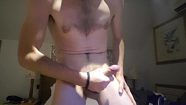 Rubbing one off in his private pod