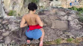 My loves to travel with me &mdash;  sex in public