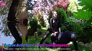 Training Zero Femdom Wild Anal Pegging Outdoors in Public
