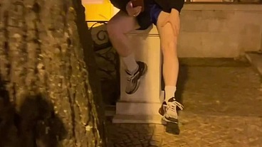 Compilation Freeballing: 2 roommates, indoors and outdoors (in Public)