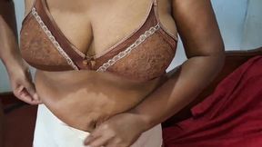 Asian mature beauty gives a close-up blowjob