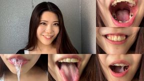 Airi’s Flooding Tongue Drool Cascade!