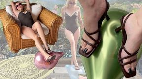 high heels ( tools of destruction )
