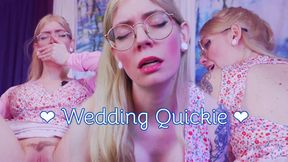Wedding Quickie - POV Kissing, Handjob, Implied Pussy Eating, Virtual Sex, Dirty Talk