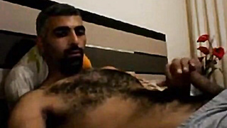 Hairy Horny Daddy Strokes His Big Cock 4