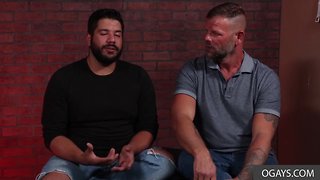 Gay casting couch with lanz adams & bubba dip