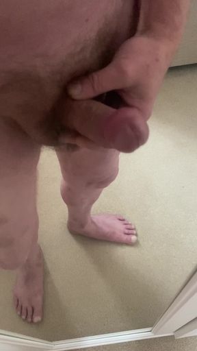 Edging in front of mirror