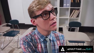 HETEROFLEXIBLE - Nerdy Twink Jack Bailey Is Hard Rough Gangbanged By The Football Team + CUM SHOWER