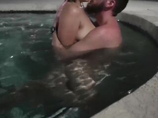 Public Sexy Tub Sex, Caught and Car Climax