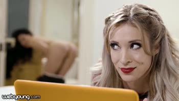 Aiden Ashley and Whitney Wright's College Lesbic Affair