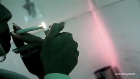 Trading Pleasures for a Puff: A Tempting Encounter with a Smoking Enthusiast