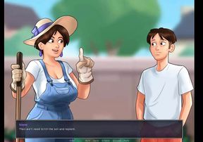 Summertime saga: the MILF from the garden and the guys from the park ep 75