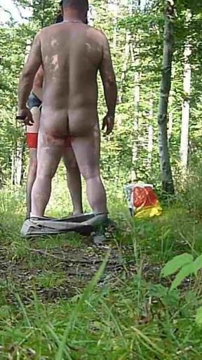 Couple Mutual Masturbation Outdoor