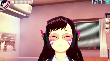 D.Va Gets Fucked in the room