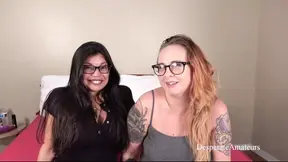 Desperate Amateurs Isabella and Savanna eat pussy and explore each other