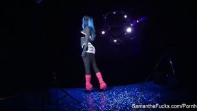 Blacklight xxx with outstanding Samantha Saint from PUBA