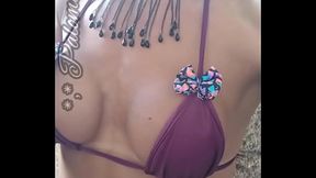 Paloma Veiga FUNDENDO O CUZINHO DO VIZINHO NO QUINTAL