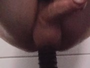 Squatting down on bbc intill legs start shaking