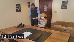 Busty Park Ranger Milf Fucks The Principal To Keep Her Stepdaughter In School
