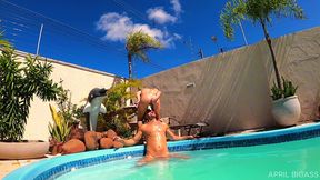 pool fucked from dirty ass to mouth, they cum on my face, so much load!!! i swallow.-cam 2-