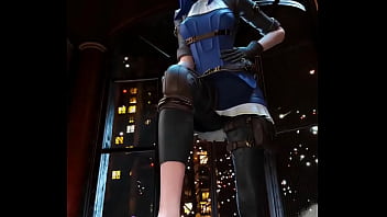 Caitlyn standing footjob