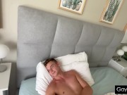 River Mitchell Spreads His Cheeks Wide For Fat Cock Before Dinner