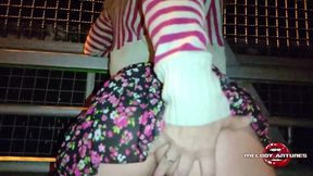the wonderful actress melody antunes took a walk, super excited decides to give the best blowjob on the catwalk and very horny let her enjoy everything inside her greludo pussy! that yummy!