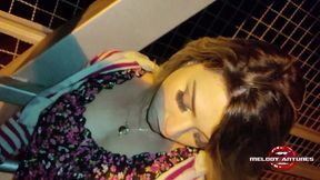 the wonderful actress melody antunes took a walk, super excited decides to give the best blowjob on the catwalk and very horny let her enjoy everything inside her greludo pussy! that yummy!