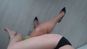 POV lapsitting and toetopping dd