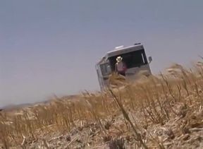 Double penetration for a nasty blonde bitch