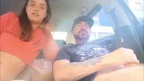 Redhead teen gets fucked in fake taxi, pisses herself and cums