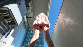 Cam Under My Skirt -My Skirt Flew Up, I'm Not Wearing Panties, POV Flash Public