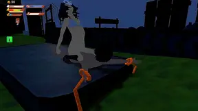 3D Femdom University – Skullgirl Wakes Up for Intense Animated Sex Session