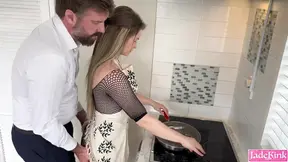 Compilations of a submissive maid getting a blowjob, handjobs, and getting