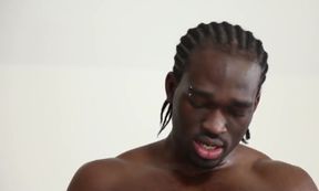 Twink Choked Gushing on Super Size Black Cock Destroyed