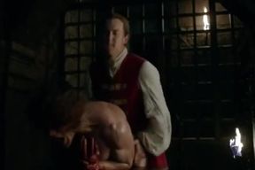 Outlander Season 1 Jamie and Captain Black Jack Randall