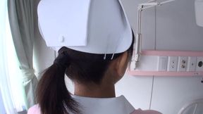 The Middle-aged Man and the Angel in White