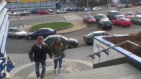 Highway Overpass Seduction: Jeans Down For Steamy Outdoor Sex Thrill