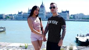 Asian angel May Thai gives her boyfriend a passionate rimjob