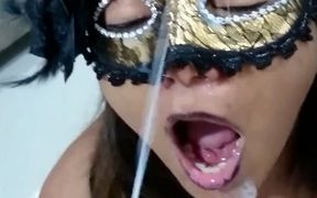 Cheating Wife Receives Explosive Facial.