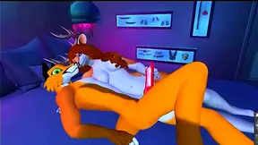 Deer Fursona Pleasured with Sensual Handjob and Wild 3D Hentai Ride