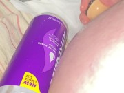 Hands free ejaculation, pregnant Mistress fucks my prostate to finish me off!