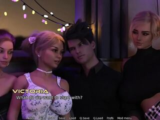Celebrated foursome giving a kiss scene from summers gone