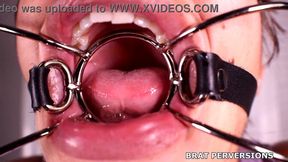 POV slut gags and teases in a mouth gagged encounter
