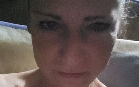 Topless American MILF Smoking