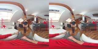 StockingsVR - Big Titty Striptease Blowjob