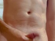 Needed to bust - huge cumshot!